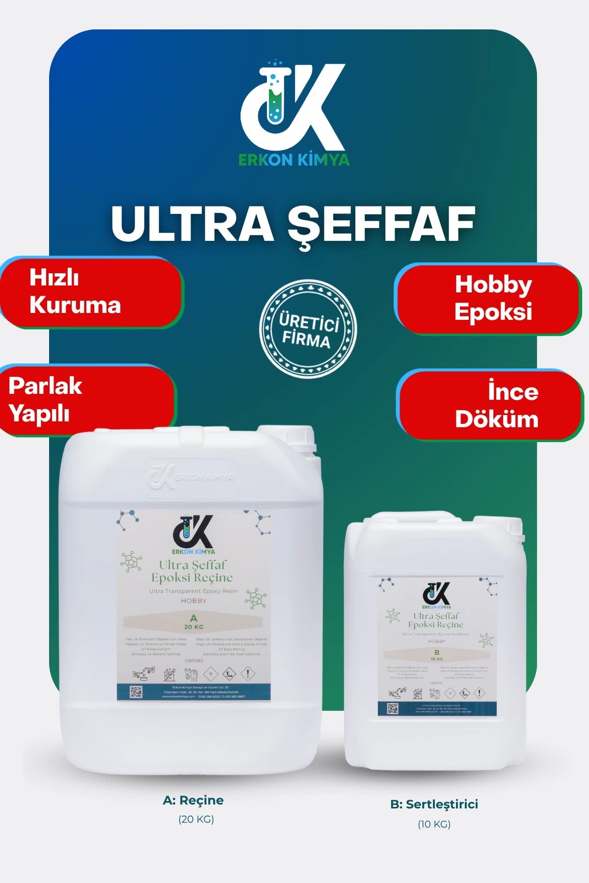 Ultra Şeffaf Hobby Epoksi — ürün detay görseli 20