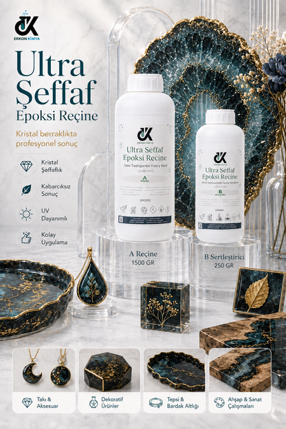 ULTRA ŞEFFAF ULTRA SERT Hobby Epoxy — ürün detay görseli 04