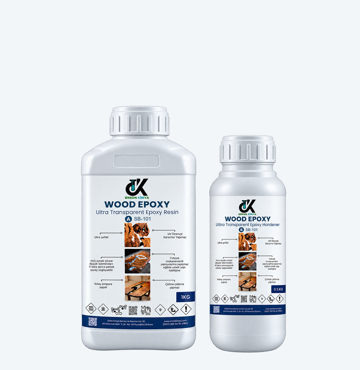 Wood Epoxy SB101 3 cm İnce Döküm