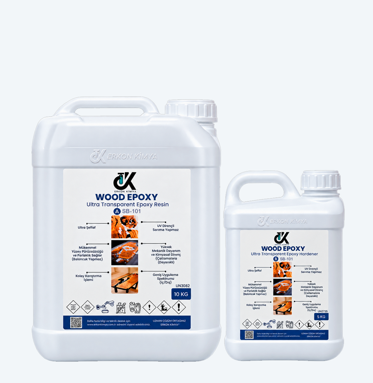 Wood Epoxy SB101 3 cm İnce Döküm