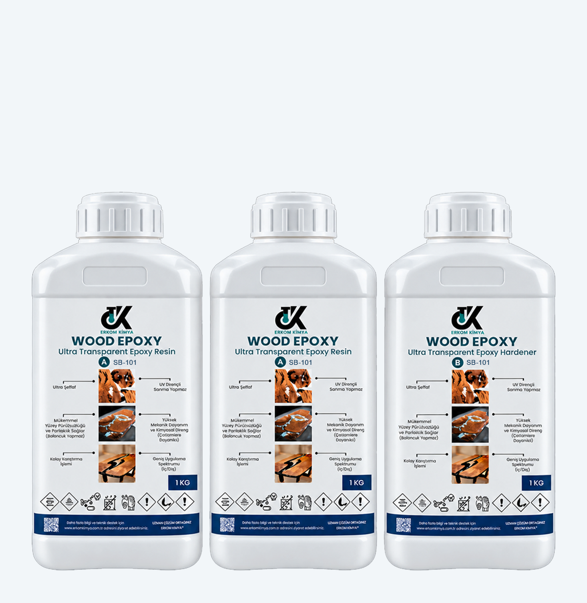 Wood Epoxy SB101 3 cm İnce Döküm