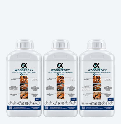 Wood Epoxy SB101 3 cm İnce Döküm