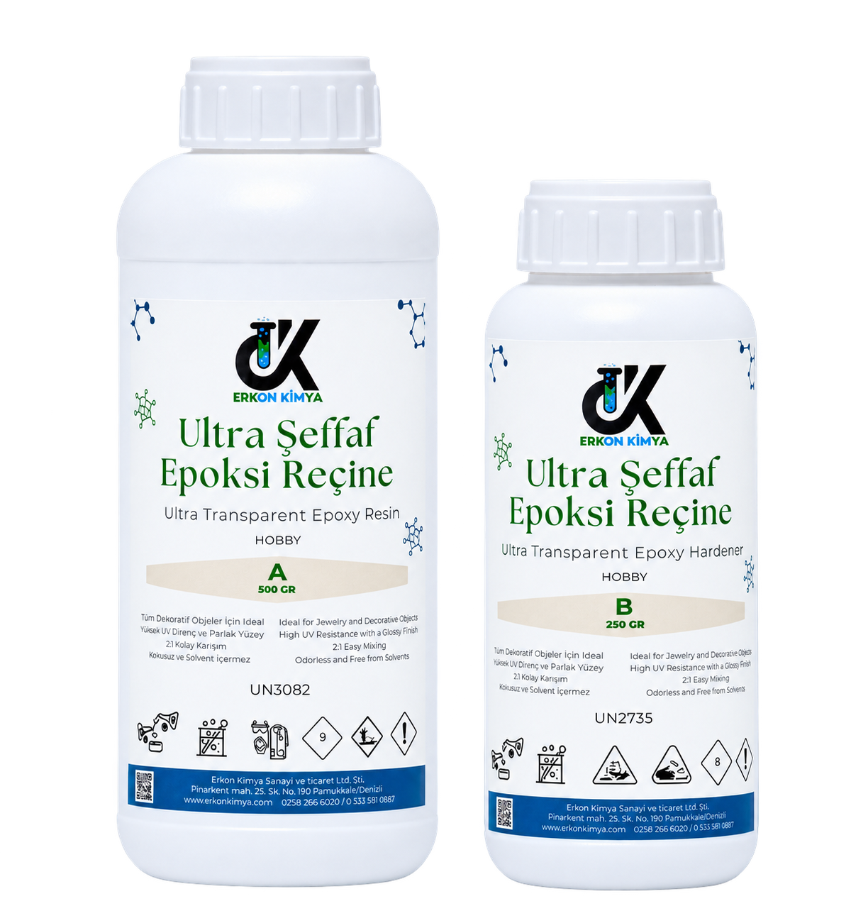 Ultra Şeffaf Hobi Epoksi 1,5 Kg