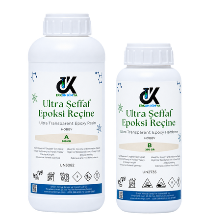 Ultra Şeffaf Hobi Epoksi 1,5 Kg