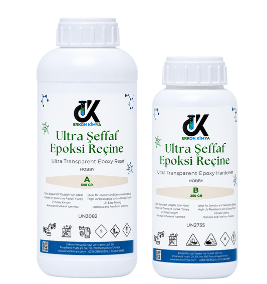 ULTRA ŞEFFAF ULTRA SERT Hobby Epoxy