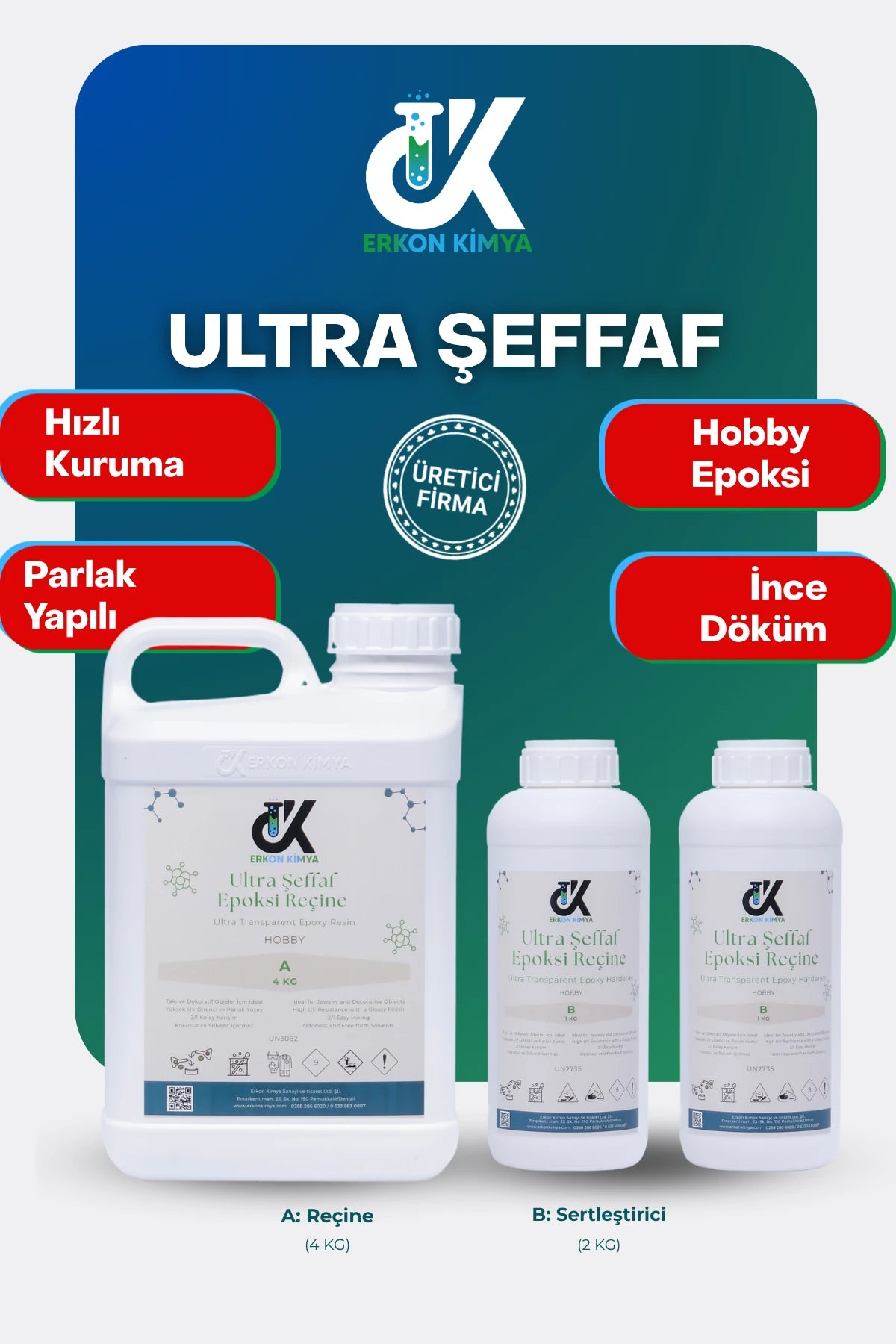 Ultra Şeffaf Hobby Epoksi — ürün detay görseli 14
