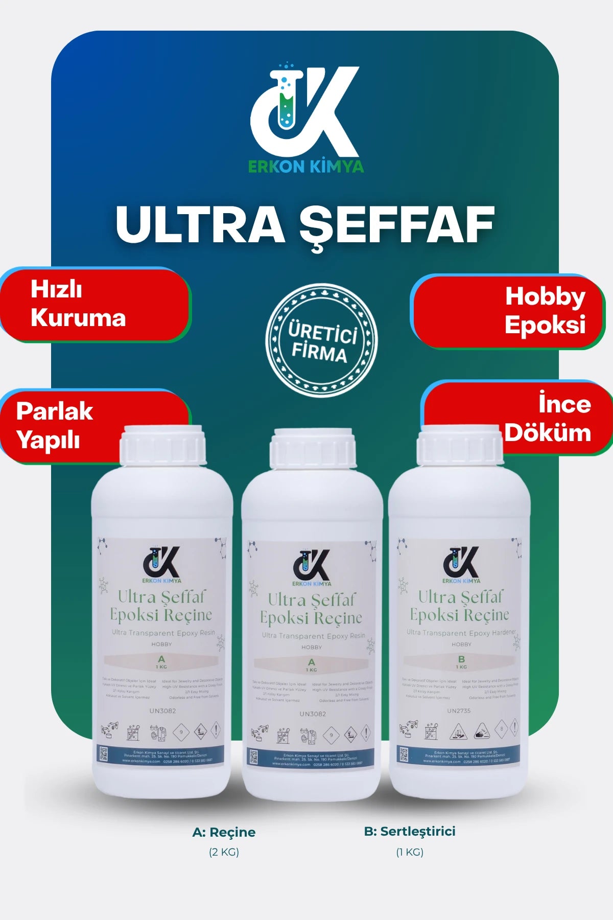 Ultra Şeffaf Hobby Epoksi — ürün detay görseli 12
