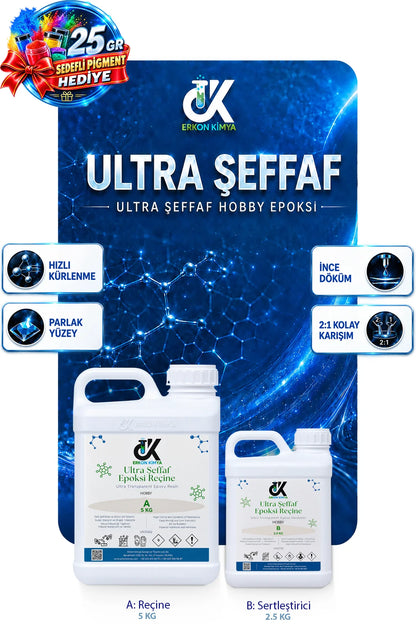 Ultra Şeffaf Hobby Epoksi — ürün detay görseli 15