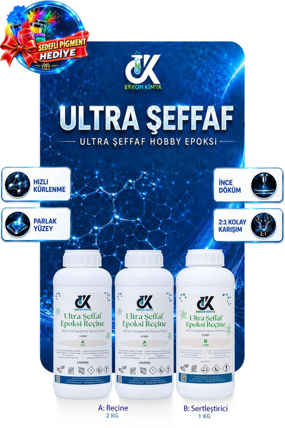 Ultra Şeffaf Hobby Epoksi — ürün detay görseli 11