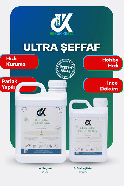 ULTRA ŞEFFAF HIZLI Hobby Epoxy Epoksi Reçine — ürün detay görseli 19