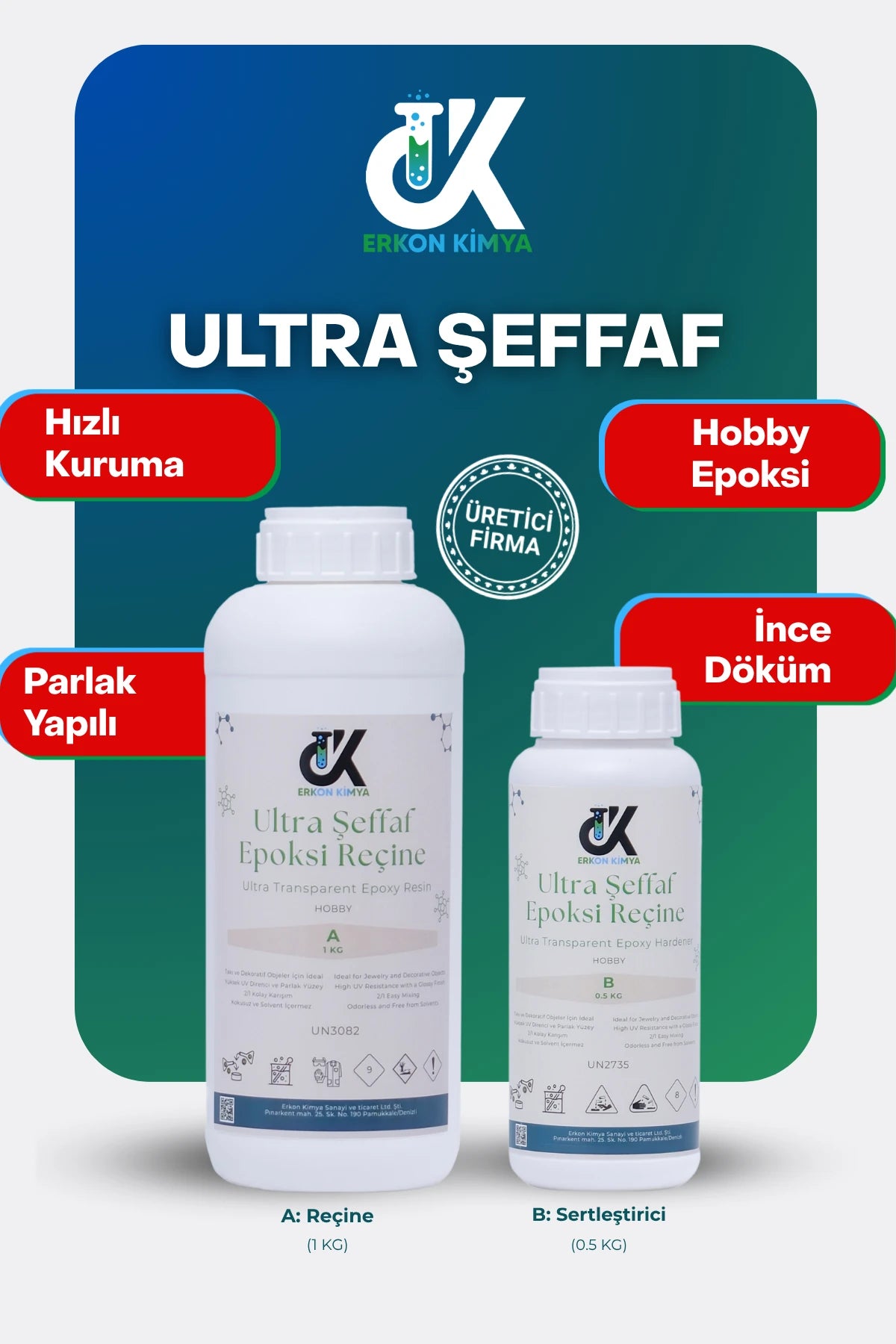 Ultra Şeffaf Hobby Epoksi — ürün detay görseli 10