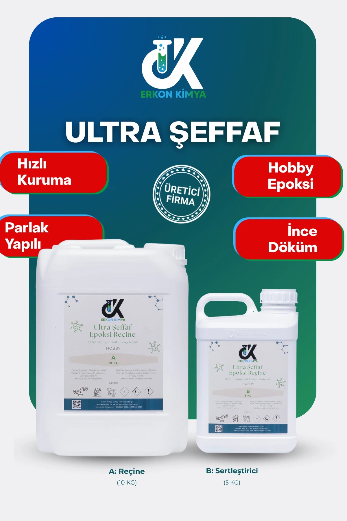 Ultra Şeffaf Hobby Epoksi — ürün detay görseli 18